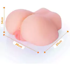 Masturbador Vibrador em Cyberskin - 3kg Super Bunda de Quatro na internet