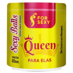 Sexy Balls - Bolinha Mágica Queen para Elas - Excitante Feminino Vibrante HOT c/ 3 unidades - For Sexy - comprar online