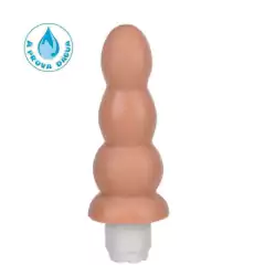 Plug Anal com Vibro16 x 4,50 cm cor Bege na internet