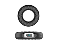 Cock Ring Anel Peniano Ruber - Vibro Recarregável 10 vibrações - Mais Prazer