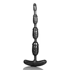 Plug anal texturizado 21cm na cor preto - comprar online