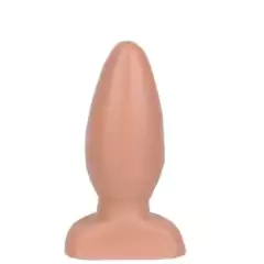 Plug Anal em Jelly medidas 10 X 3,5 cm - Bege