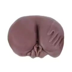 Masturbador masculino forma de Bunda Feminina Mão - Chocolate - Cyberskin - comprar online