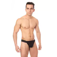 Cueca Jockstrap Rio (Saqueira) Preta - Fio dental masculino