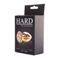 Plug Anal em Strass Vermelho Joia Anal em Metal - HARD - comprar online