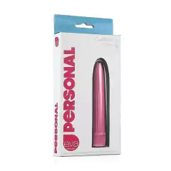 Vibrador Personal multivelocidades cor rosa - 13cm, à prova d'água