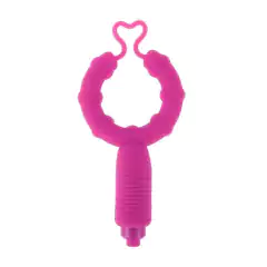 Estimulador Anél Peniano Vibratório em Silicone com massageador de Clitóris OSCAR COCK RING - Mais Prazer