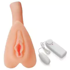 Vagina em Cyberskin com vibrador - Masturbador - comprar online