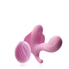 Vibrador Clitoriano Recarregável com Controle s/ Fio Wireless e 8 Modos de Vibração