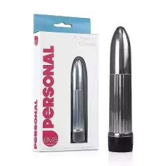 Vibrador Personal multivelocidades cor prata/cromado - 13cm, à prova d'água - comprar online