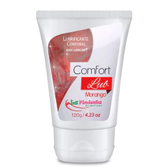 Gel Comfort Lub Lubrificante Beijável - Morango 120g La Pimienta