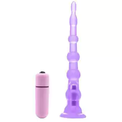 Pyramid Gels - Plug Anal estilo Stick Ball com Vibro 22 X 3cm | Rosa - comprar online
