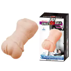Masturbador Formato Corpo Feminino com Detalhes em Alto Relevo - CRAZY BULL VAGINA MASTURBATOR - Mais Prazer