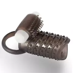 Capa com estimulador vibratório para pênis sem cabeça - Mais Prazer