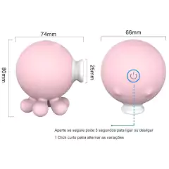 Massageador de Clitóris com sucção Recarregavél - Octopi - loja online