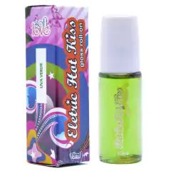 Gloss Para Oral Eletric Hot Kiss - UVA VERDE - 10ml - Soft Love