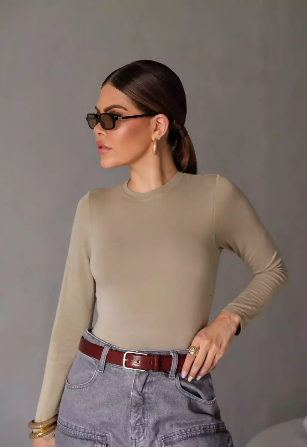 Blusa Manga Longa Sense
