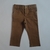 Pantalón de gabardina dulce de leche