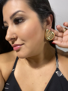 Brinco Caracol Dourado na internet