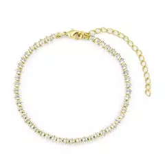 Pulseira Riviera Gotas Com Zircônias Brancas