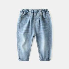 Calça jeans infantil com elástico cós na internet