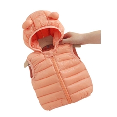 Colete infantil com capuz ursinho - comprar online