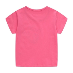 Camiseta infantil estampa aplique animais - loja online