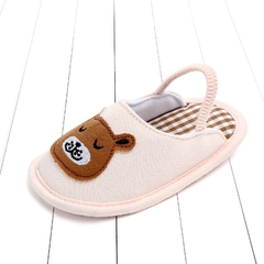 Imagem do Pantufa bebê em algodão com sola antiderrapante