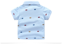 Camiseta polo infantil carros - loja online