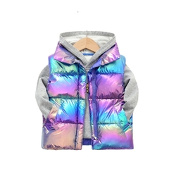 Colete infantil acolchoado gola
