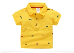 Camiseta polo infantil carros na internet