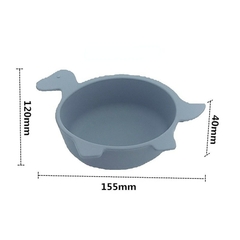 Tigela alimentação infantil dinossauro em silicone - comprar online