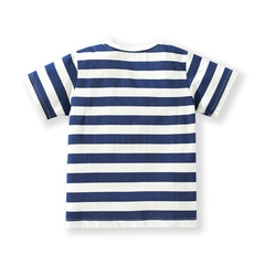 Camiseta infantil manga curta aplique - comprar online