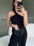 CLUTCH PRADA NYLON VINTAGE PRETA na internet
