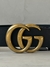 CINTO GUCCI PRETO COM DOURADO - comprar online