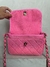 BOLSA CHANEL FLAP DENIM ROSA - loja online