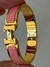 BRACELETE HERMÈS H CLIC ROSA - Gringa Vende