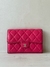 WALLET CHANEL FLAP PINK