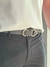 CINTO FERRAGAMO PRETO COM PRATA - comprar online