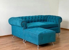 Modelo chesterfield// tres cuerpos con camastro
