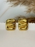 Aros Maxi Cuadros - Accesorios Begonia | Joyería Baño de Oro 18k y Moda