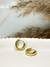 Argollas basicas Javiera - Accesorios Begonia | Joyería Baño de Oro 18k y Moda