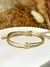 Pulsera ajustable letra shine inicial