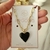 Collar Corazón black en internet