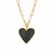 Collar Corazón black - comprar online