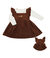 Conjunto Salopete Veludo com Body Manga Longa - Mini Bear na internet