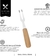Kit Tábua de Bambu e Garfos Inox - comprar online