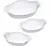Conjunto de Assadeiras Opaline em Vidro – 3 Peças na internet