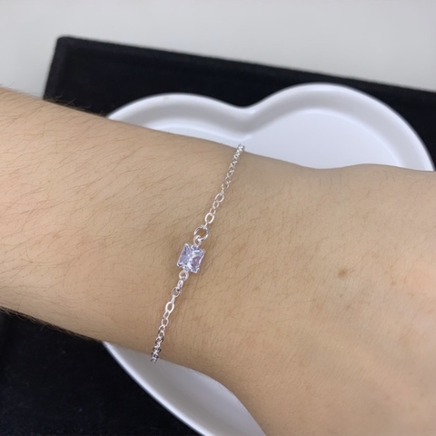 Pulseira ponto de luz quadrado