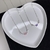 Colar borboleta roxo infantil - comprar online